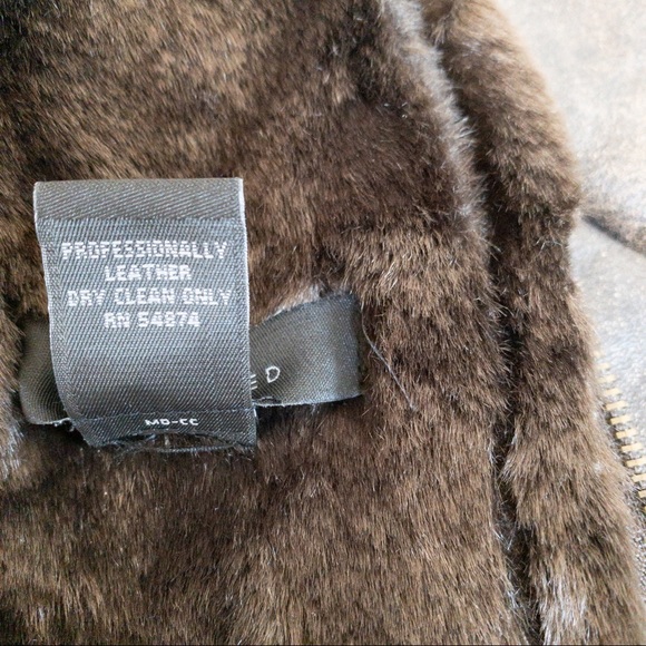 leather bomber jacket - Picture 10 of 14